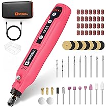 Amazon.co.jp: HARDELLミニルーター 5段変速 61PCS 18000RPM高速